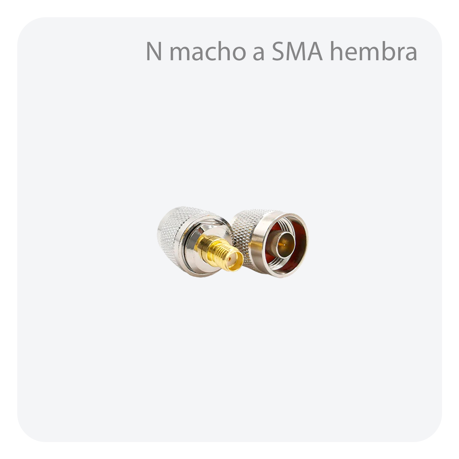 Adaptador N macho a SMA hembra